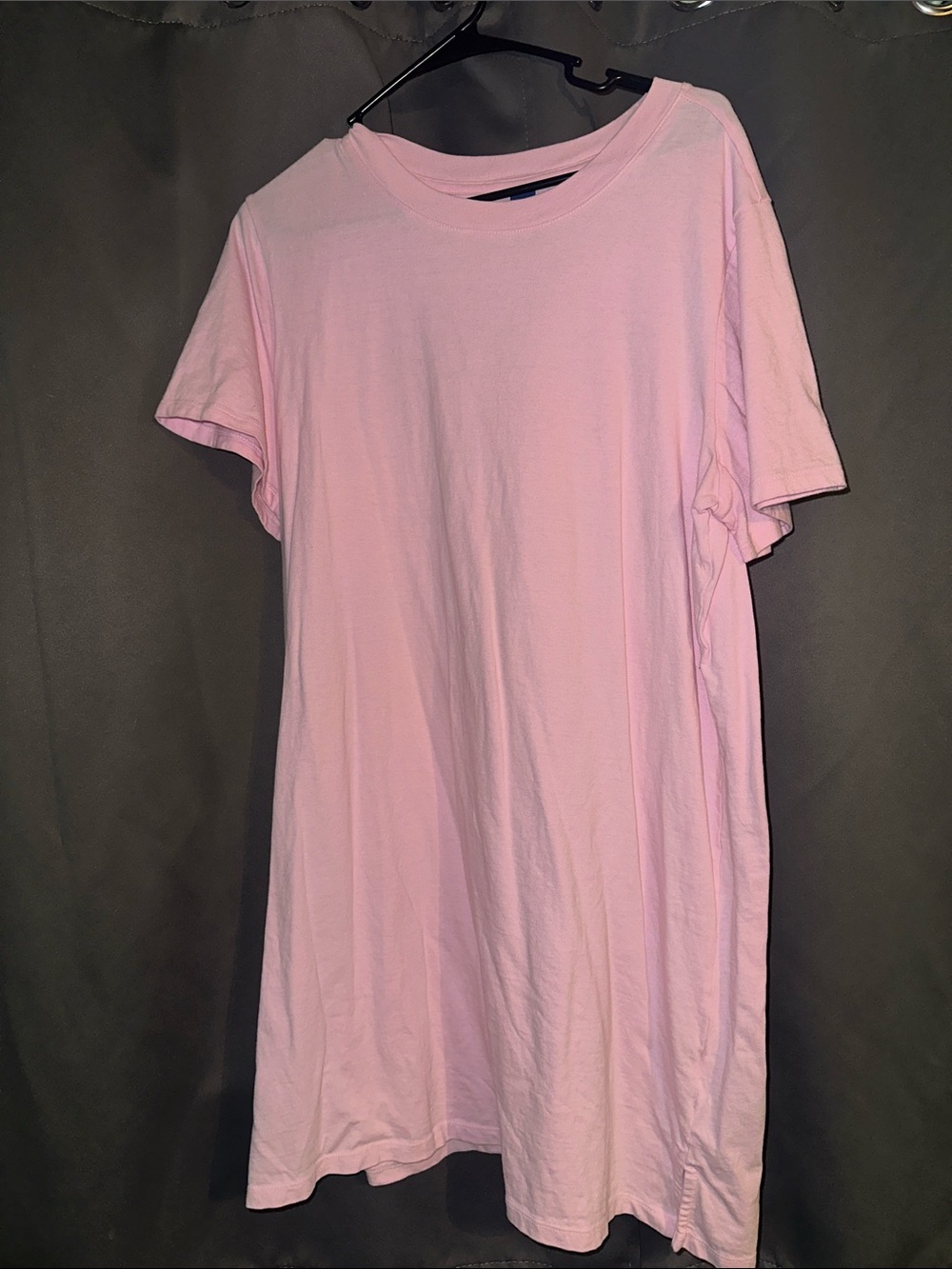 Old Navy Light Pink Crewneck T-Shirt